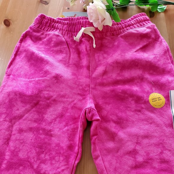 Cat & Jack - Kids' Tie-dye Jogger Pants Size L, XL Dark Pink - Picture 5 of 10